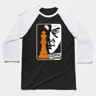 Chess Chessmen King Player Chess Lover Gift Baseball T-Shirt